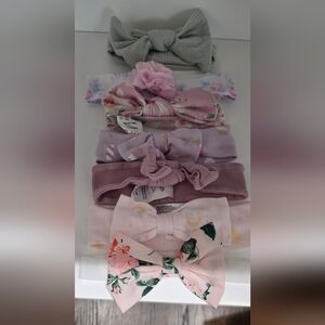 Floral and Pastel Kids 7 Headband Bundle